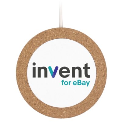iBevel Plus 15W Wireless Charger With Cork Trim-1